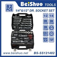 82 PCS 1/4 '' 1/2 '' Dr. Cr-V Handwerkzeuge Steckdose Set