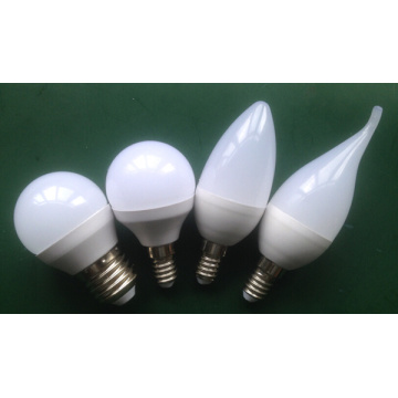 C37 / G45 Bombilla LED de plástico de aluminio (3W, 4W, 5W)