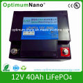 Lithium Battery Type 12volt 40 Ah LiFePO4 Battery for UPS and Solar System