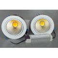 Dimmable COB 6-30W LED Luz de techo abajo