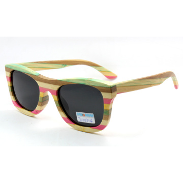 Gafas de sol de madera de colores (jn0010)