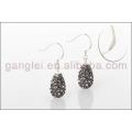 Shamballa estilo pendientes