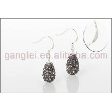 shamballa style earrings