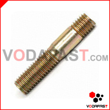 Double End Stud Yellow Zinc Plated