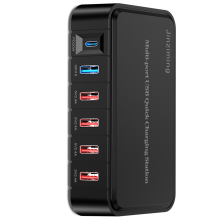 Multiple 6 Port USB Wall Charger Station