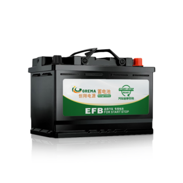 Batería de arranque del automóvil EFB Batería de arranque de arranque 12V80AH