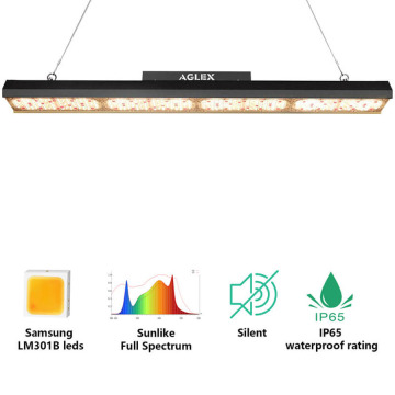 Leds lineares crescem barras de luz de espectro completo