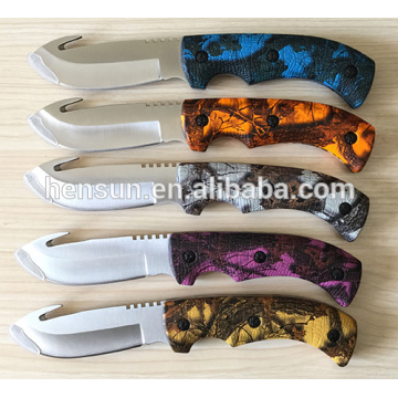 New Design Plastic Handle Hunting Knife