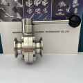 Manual Stainless Steel Butterfly Valve With Pull Handle