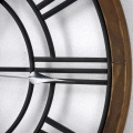 Vintage Wood Frame Metal Wall Clocks