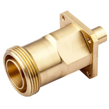 Precision Machined Brass Fiber Adapter