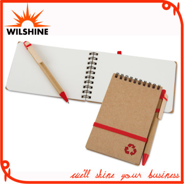 Mini A6 A7 Spiral Notebook with Pen for Custom Printing (PNB046)