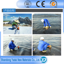 Geomembrana de PVC Geomembrana lisa Textured Geomembrane Fish Pond Liner Roll