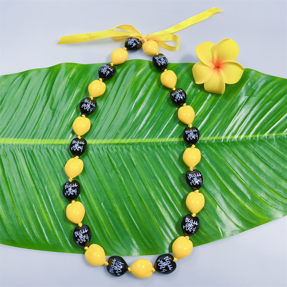 Kukui nut necklace KN-jn056_0001 Kukui nut necklace KN-jn056_0001