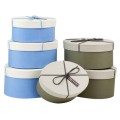 Oval rigid storage box in 3 size