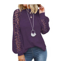 Women`s Long Sleeve Tops Lace