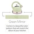 Green Mirror Stainless Steel Whistling Tea Kettle