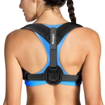 Corretor de postura de cinto de suporte de ombro traseiro