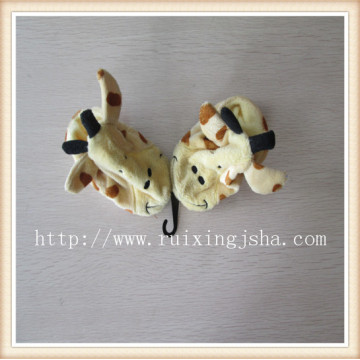 infant fleece animal pattern shoes