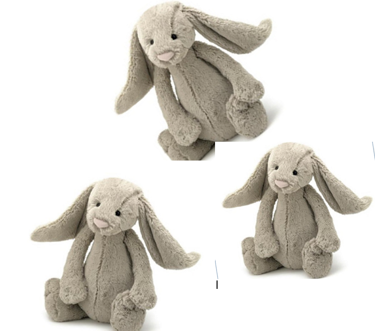 Big White Rabbit Plush Toy