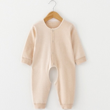 Algodón orgánico Baby Striped Romper