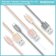 Cable USB de carga rápida Micro Data para Samsung iPhone