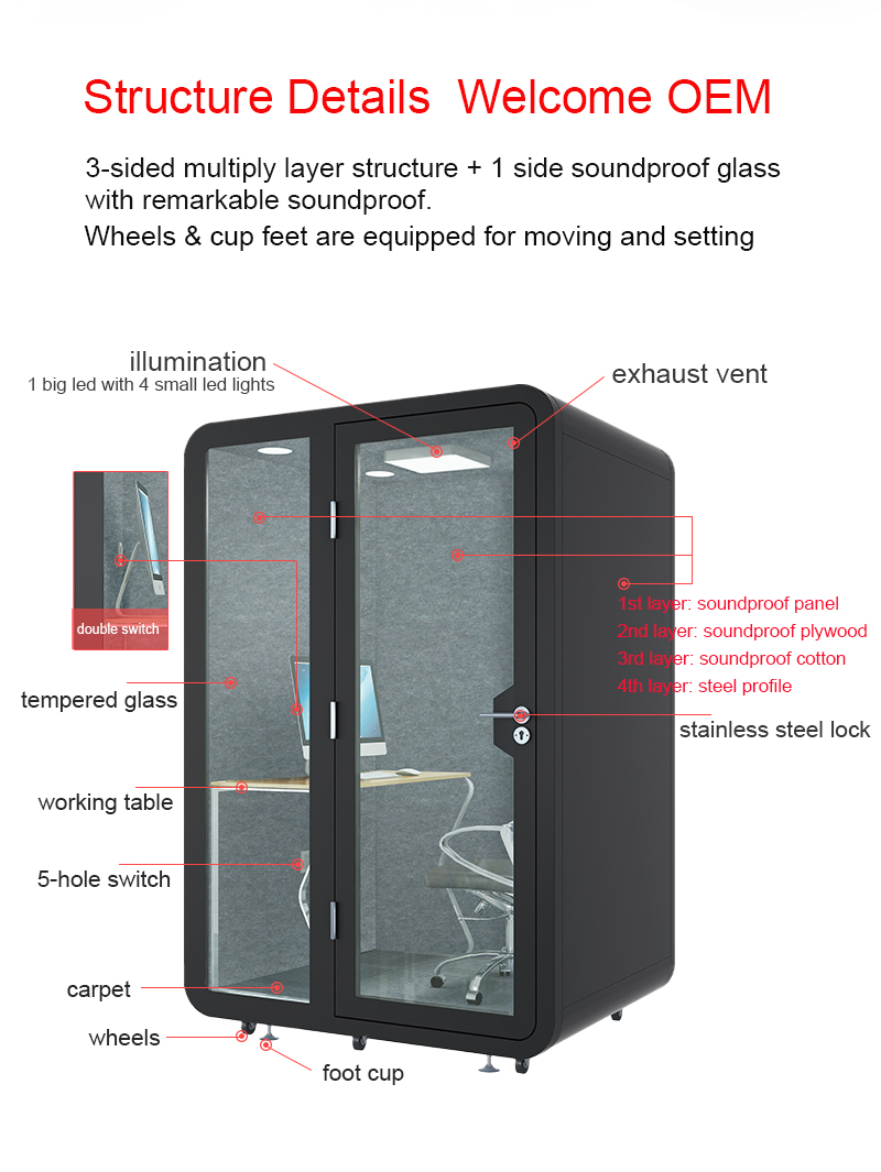 soundproof office pod for home