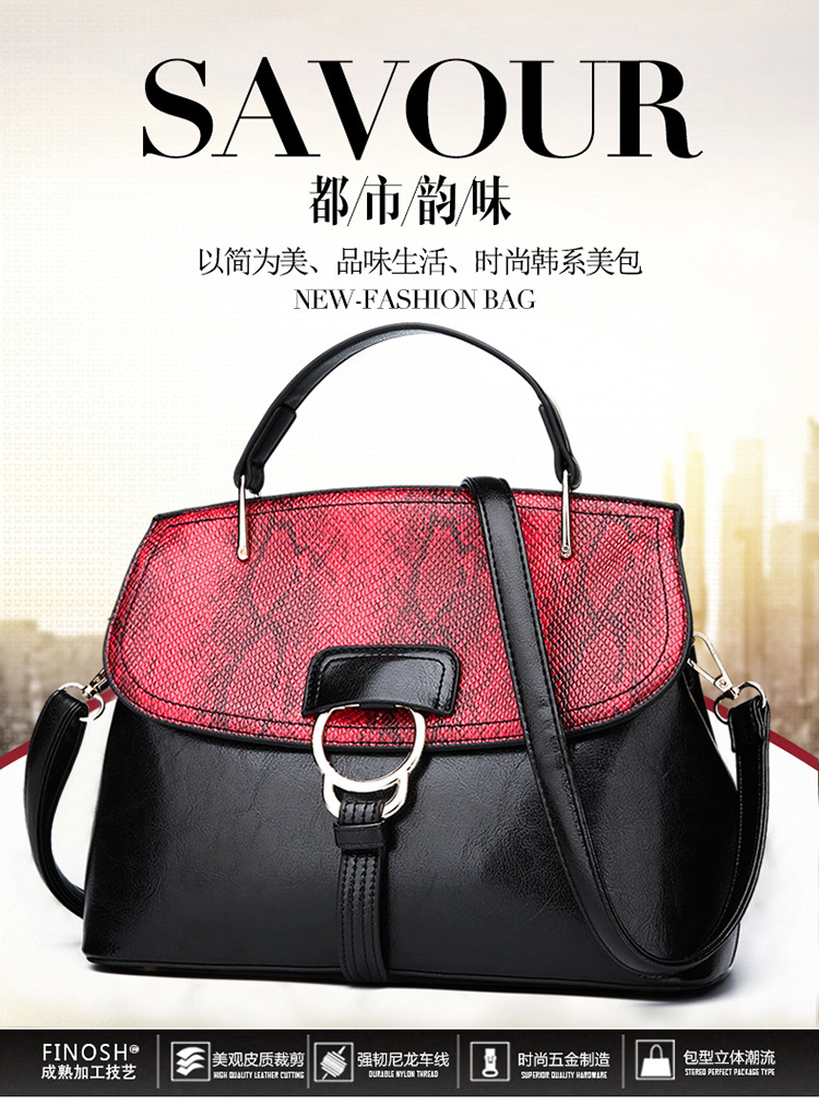 Newest Models Fashion Ladies Women Shoulder Leather Handbag