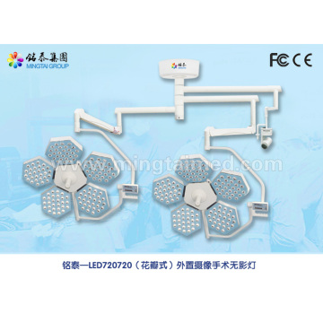 External camera operating surgical light