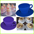 High Quality Silicone Bakeware Set With Plastic Saucer