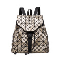 Nueva bolsa de mochila de diamantes geométricos mochila plegable mochila de mochila casual
