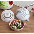 Fast Fruit Vegetable Salad Cutter Bowl Chopper Strainer