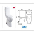 Two Piece Washdown Toilet with Ce/Watermark Sertification (CVT8002)