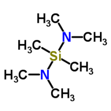 CAS 3768-58-9 bis (dimetilamino) dimetilsilano c6h18n2si