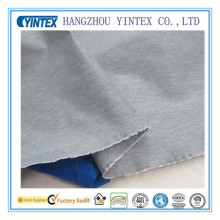 Tecido de alta qualidade da prova da água do algodão da confecção de malhas, cinza