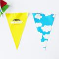 Custom double sided  football bunting