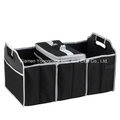 Custom Black 3-Section Foldable Trunk Organizer and Cooler Set