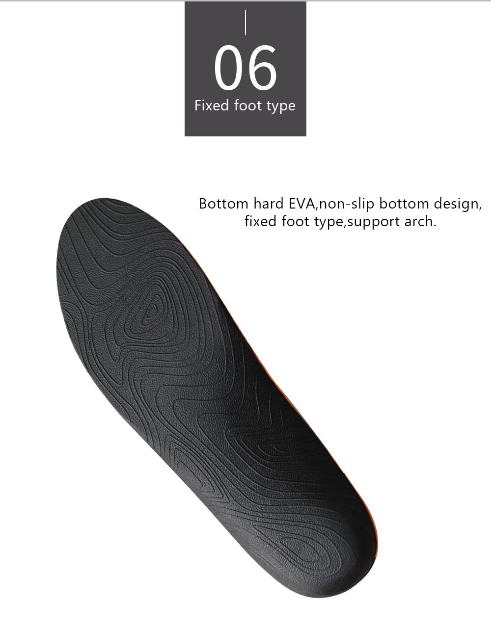 Flat feet insoles