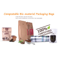 Bolsa de envasado de alimentos compostable / biodegradable al por mayor de fábrica de China con ventana