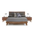 Nova Mid-Century Walnut Bed