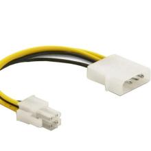 Molex Stecker auf 4 Pin ATX Buchse P4 Netzkabel Kabeladapter