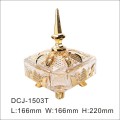 Gold Candy Jar, Стеклянный сахарный горшок в упаковке цвета Box (GB1802S-DN)