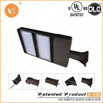 1000W metal haluro de reemplazo IP65 al aire libre 300W LED de aparcamiento de iluminación