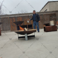 Corten Steel Metal Metal Fire Pit Mowls