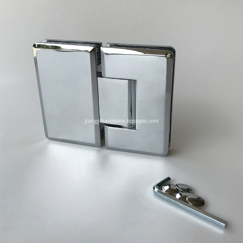 Shower enclosure solid brass fitting glass shower hinge