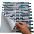 Waterproof 3D Mosaic Self Adhesive Vinyl Wall Tiles