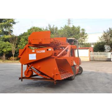 Mini double rows tractor mounted onion/cassava harvester