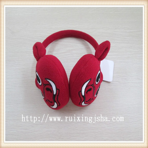 Winter ReD Pig Mascot Earmuffs