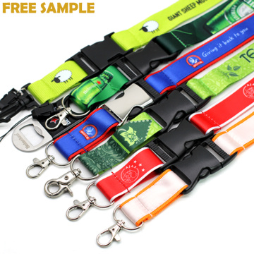 Personalized Printing Polyester Sublimation Custom Lanyards