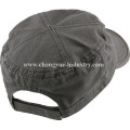 New arrival custom cotton blank flat-top cap with adjustable velcro closure